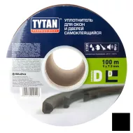 Уплотнитель Tytan Professional   D 40m*14mm*12mm черный /8