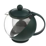 Чайник заварочный 500 мл, ситечко из нержавеющей стали, стекло, полипропилен, 3 цвета