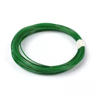 Завязка садовая 3мм (сталь 1,6мм) пэ (10м) (Тёмно-зелёный)