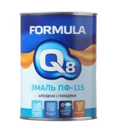 Эмаль ПФ-115 FORMULA Q8 белая 0,9кг