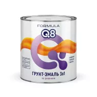ГРУНТ-ЭМАЛЬ по ржавчине FORMULA Q8 Черная 2,7л