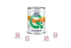 Эмаль ПФ-266 FORMULA Q8 кр/кор. 0,9кг