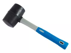 Киянка резиновая, фиберглассовая рукоятка, 230г, (шт.)