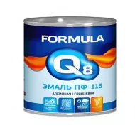 ГРУНТ-ЭМАЛЬ по ржавчине FORMULA Q8 Серая 1,9л/6