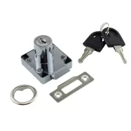 Замок мебельный № 338-22 (хром)