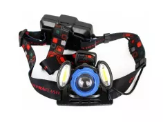Фонарь ULTRA FLASH E1334 (налобный,LED,аккум 3,7В,3LED, 4 Ватт, фокус, 2 укку., 4 режима)