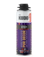 Клей-пена монтаж и стык проф PUR DECOR  X10+, 650 мл