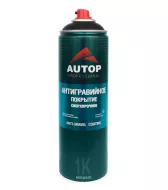 Антигравийное покрытие сверхпрочное №10 ЧЕРНЫЙ 650мл ANTI GRAVEL COATING AUTOP PROFESSIONAL  НОВИНКА