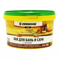 Лак акриловый для бань и саун с воском 2,5кг  ZERWOOD LBS