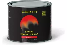 Эмаль термостойкая антикоррозионная Терракот 0,4кг (600°С) CERTA  