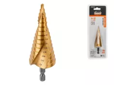 Сверло по металлу ступенчатое 4-32 мм HSS TIN GEPARD, арт.GP0304-32