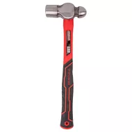 Рихтовочный молоток с фиберглассовой рукояткой, скругленный боёк GRANDWORK