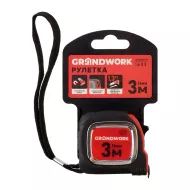 Рулетка GRANDWORK с фиксатором 3м/16мм