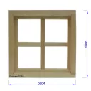 Оконный блок банный 6 (0,6х0,6) РАСПРОДАЖА