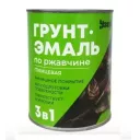 Грунт-эмаль по ржавчине 3в1 Черная 0,8кг (Сайвер) УЗОР