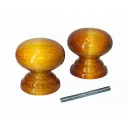 Ручка-кнопка ЙО-ЛИСТВЕННИЦА