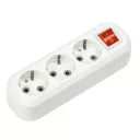Колодка Smartbuy, 3 гнезда 16А/3,5кВт c заземлением (SBE-16-3-00-Z)