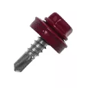 Саморез 5,5*19 кровельный RAL3005 (винно-красный)