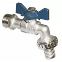 Кран водоразборный 3/4 шаровый бабочка под шланг AQualink