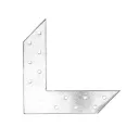 Угловой соединитель оцин. 120*120*35 мм