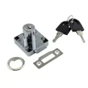 Замок мебельный № 338-22 (хром)