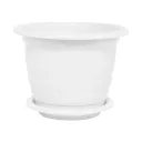 Горшок д/цв. Виола пл.  1л белый Альтернатива