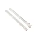 Направляющие роликовые Дл=300мм белые (пара)