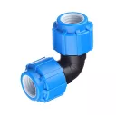 Отвод компр. PN16 d20х20 пластик для ПЭ труб 