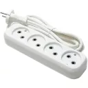 Удлинитель Smartbuy, 4 гнезда 2 метра 10А/2,2кВт б/з ПВС 2*1,0 (SBE-10-4-02-N) 