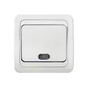 IN HOME Выключатель 1кл.с/п с подс CLASSICO бел.2121-W