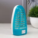 Ночник IN HOME светодиодный москитный NLM 01-MB синий с выключателем 230В