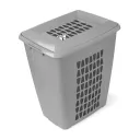 Корзина д/белья 45л  Молетта серая перл  Мартика