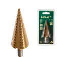 Сверло по металлу ступенчатое 4-32 мм HSS TIN ВОЛАТ, арт.87020-32