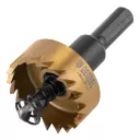 Коронка по металлу HSS, 35 мм, нитридтитановое покрытие //Denzel