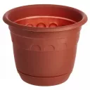 Горшок д/цв. Колывань пл. 1.8л  терракот. Мартика