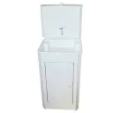 Умывальник дачный КОМФОРТ, без подогрева, пластиковая мойка, цвет белый 74/4/10